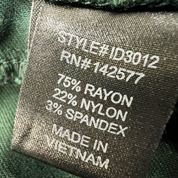 IIRIS Deep Green Lace-Up Mini Dress - Picture 9 of 10